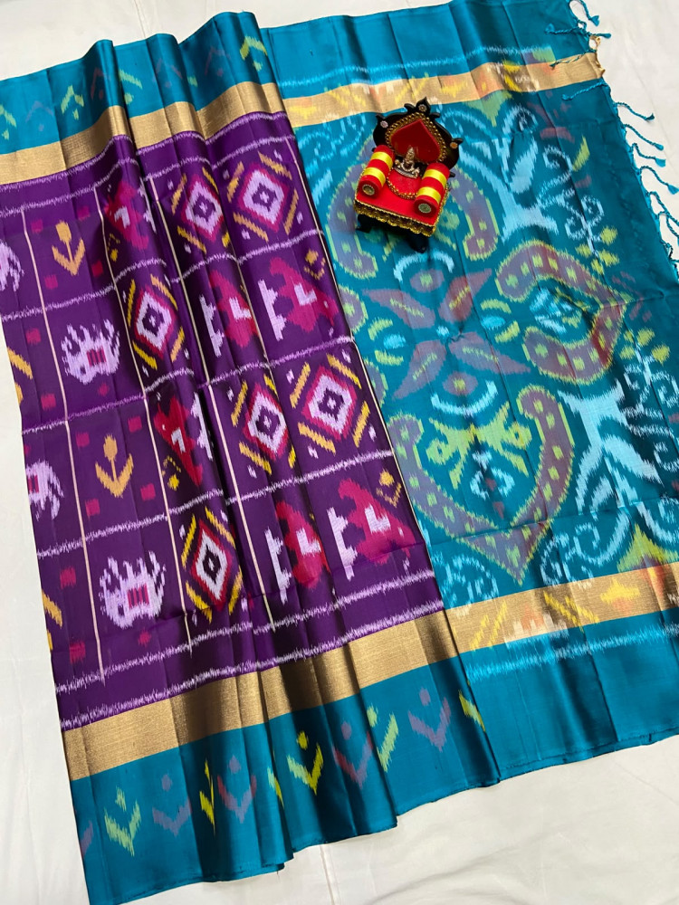 Image of Pochampally Double Warp Saree