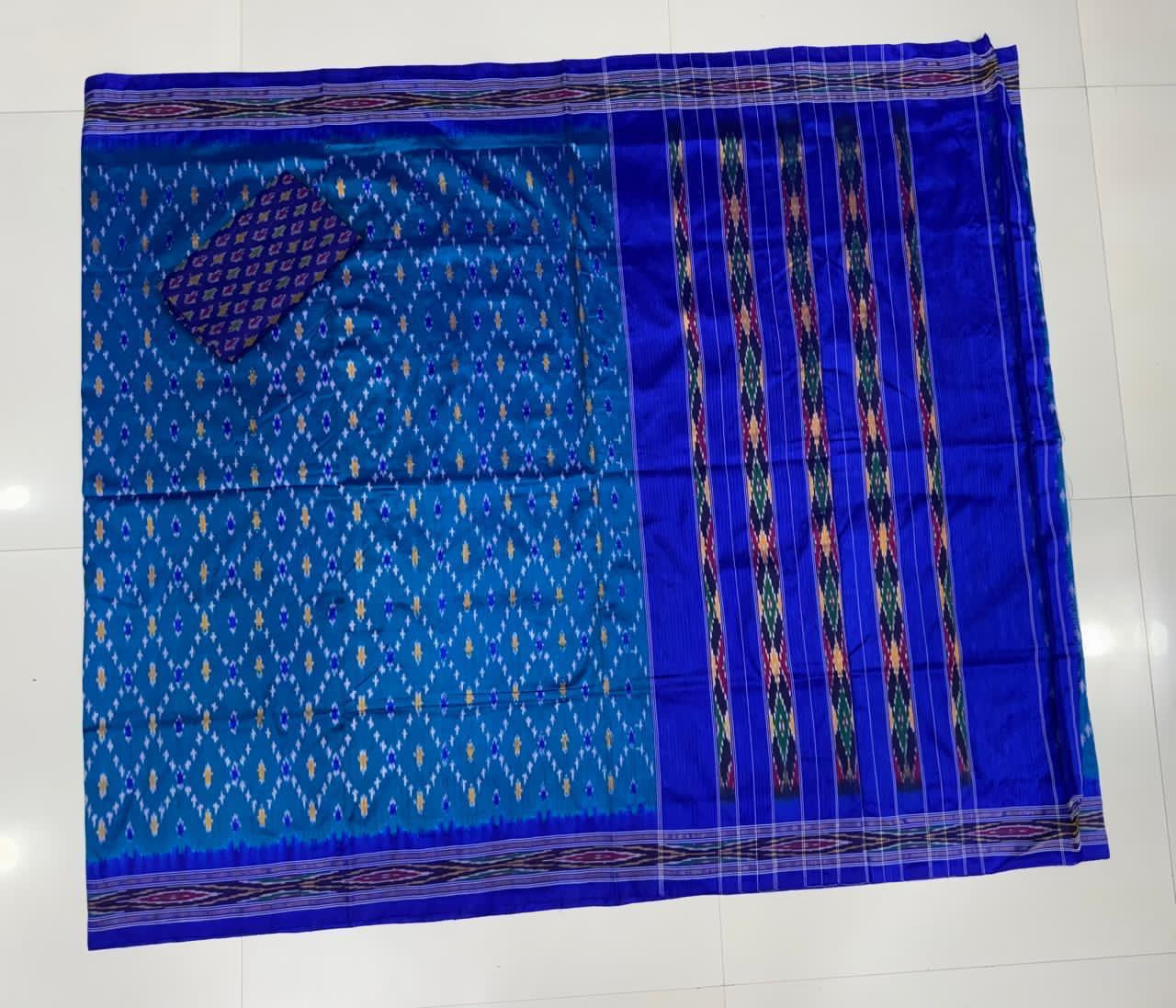 Traditional Ikkat Pure Silk Saree