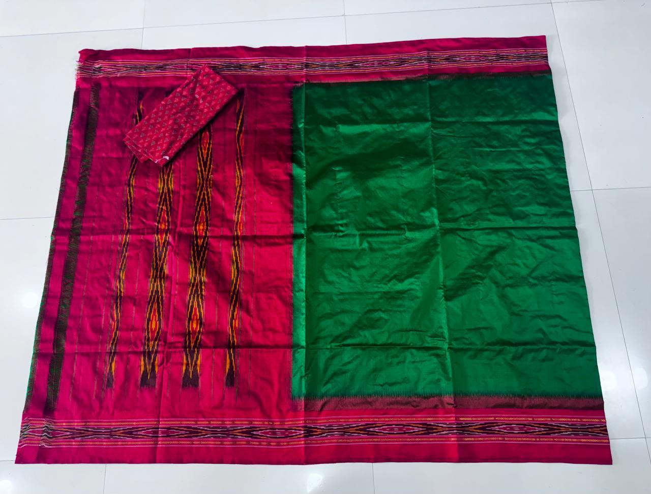 Traditional Ikkat Pure Silk Saree