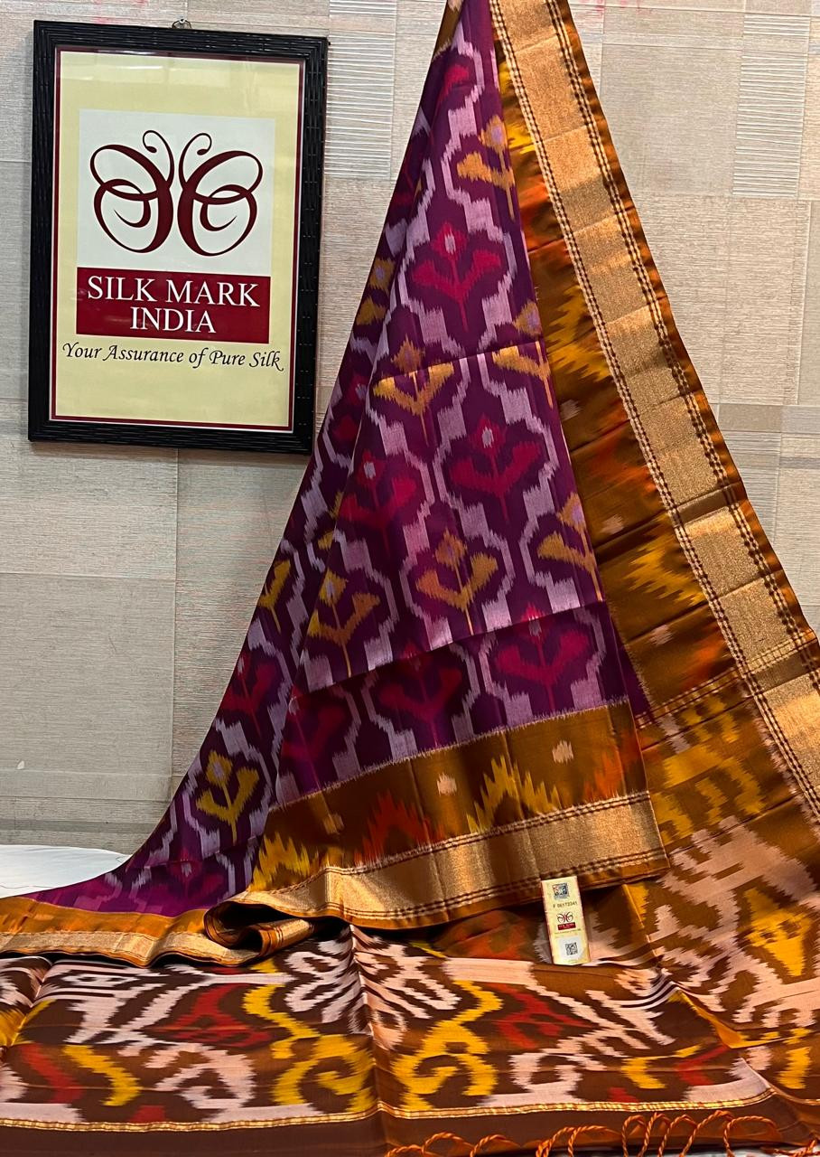 Pochampally Ikkat Pure Silk Saree
