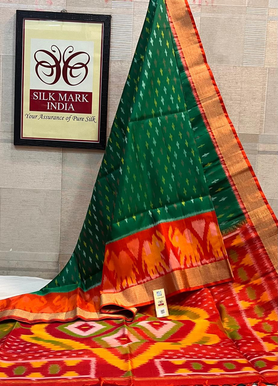 Pochampally Ikkat Pure Silk Saree