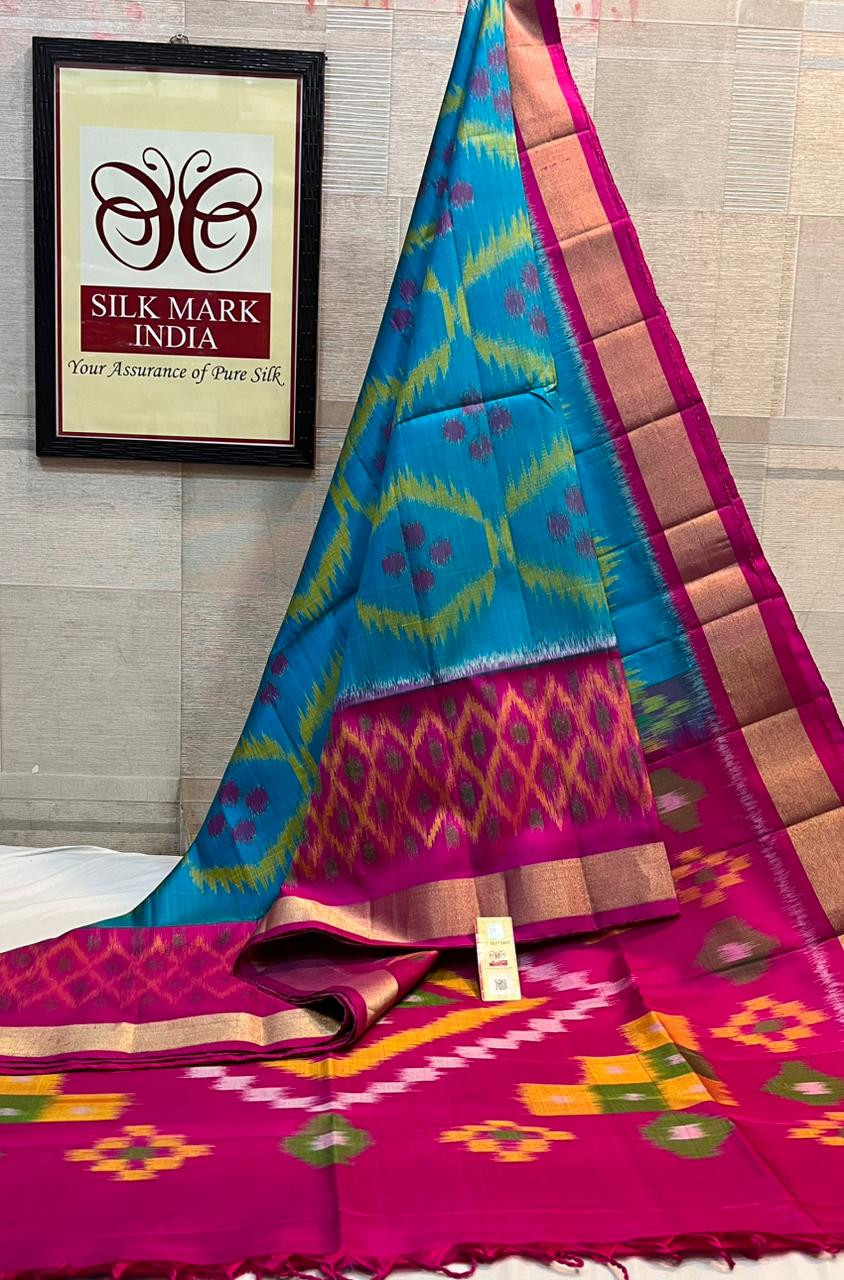 Pochampally Ikkat Pure Silk Saree