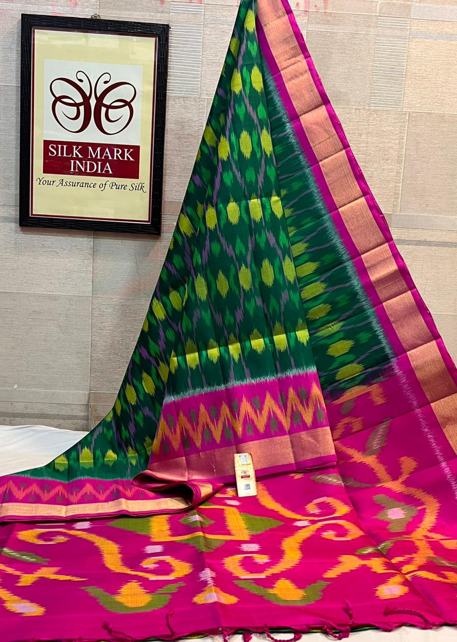 Pochampally Ikkat Pure Silk Saree