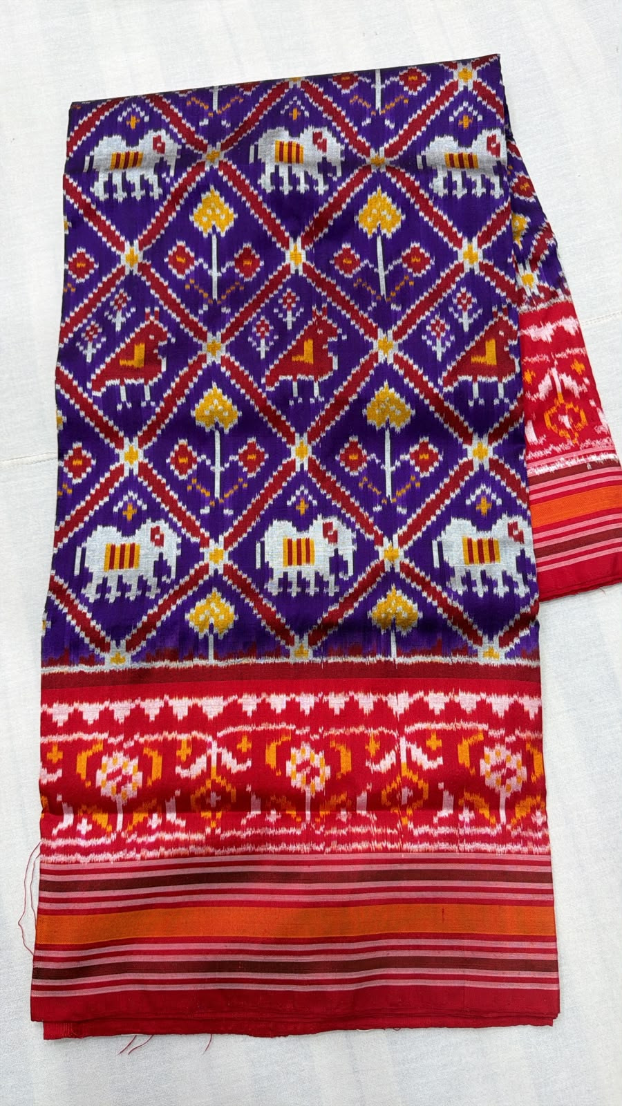 Pochampally Ikkat Pure Silk Saree