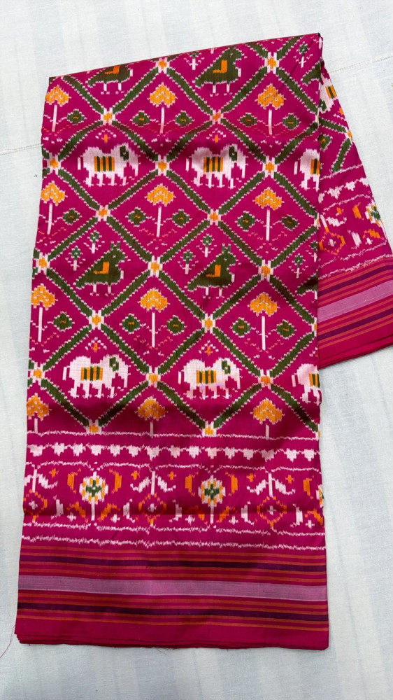Image of Pochampally Ikkat Pure Silk Saree