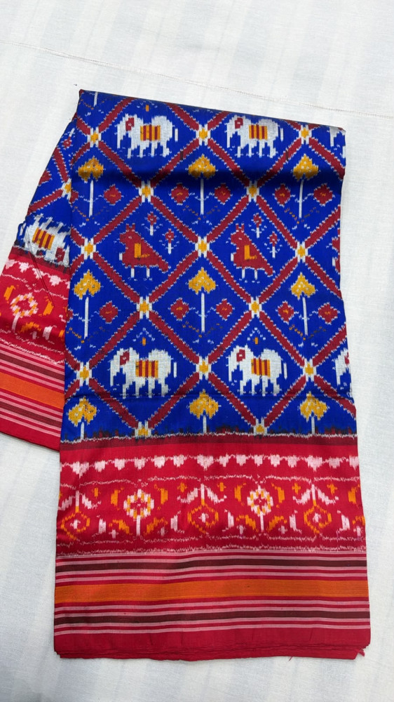 Image of Pochampally Ikkat Pure Silk Saree