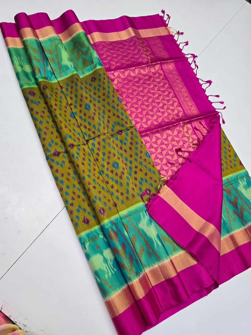 Handloom Pure Pochampally Silk Saree