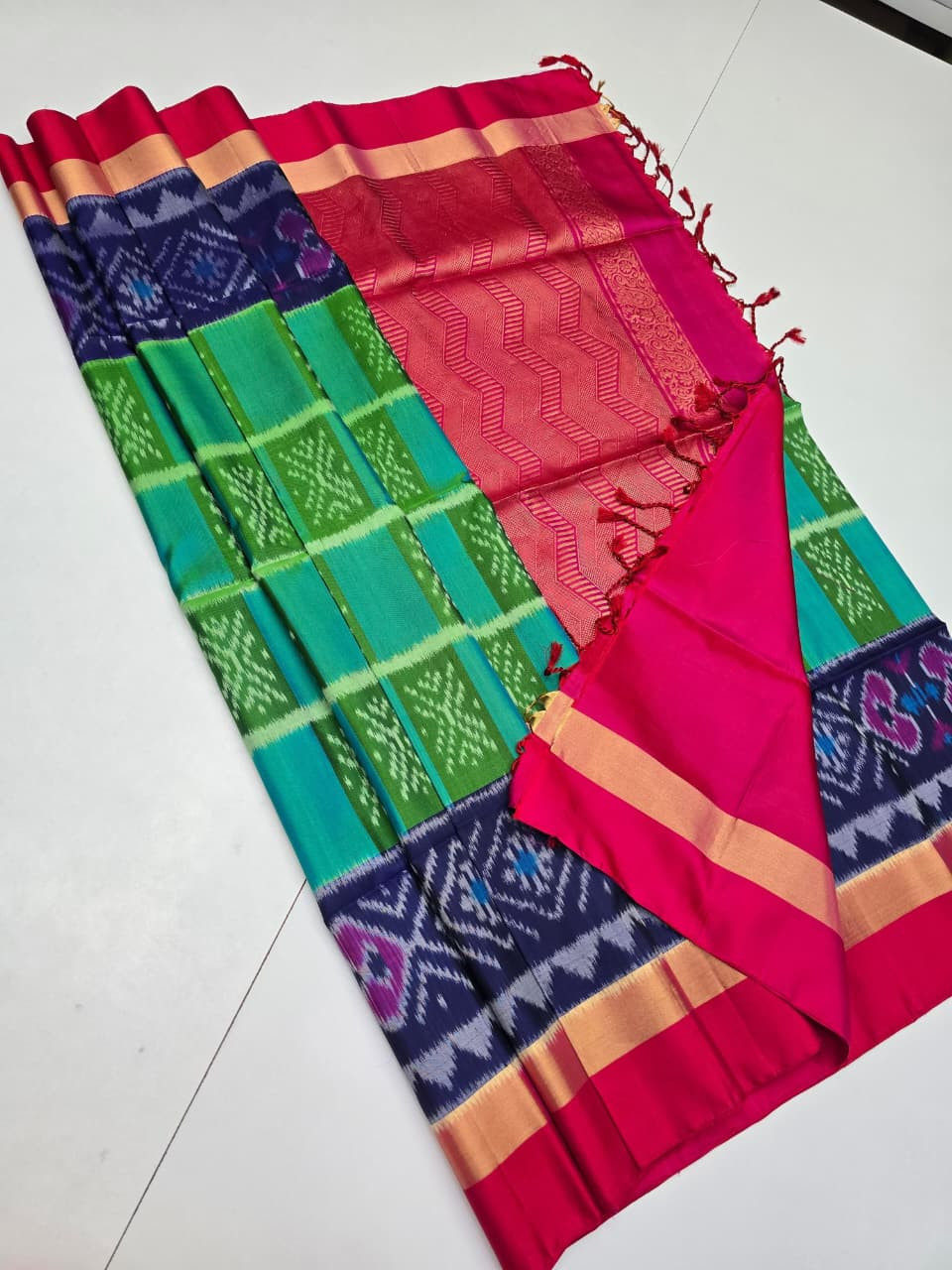 Handloom Pure Pochampally Silk Saree
