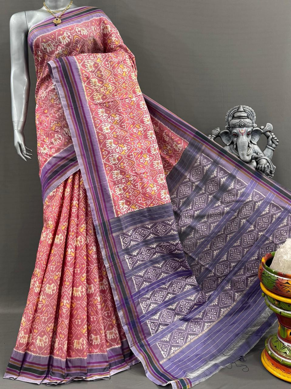 Pochampally Ikkat Pure Silk Saree
