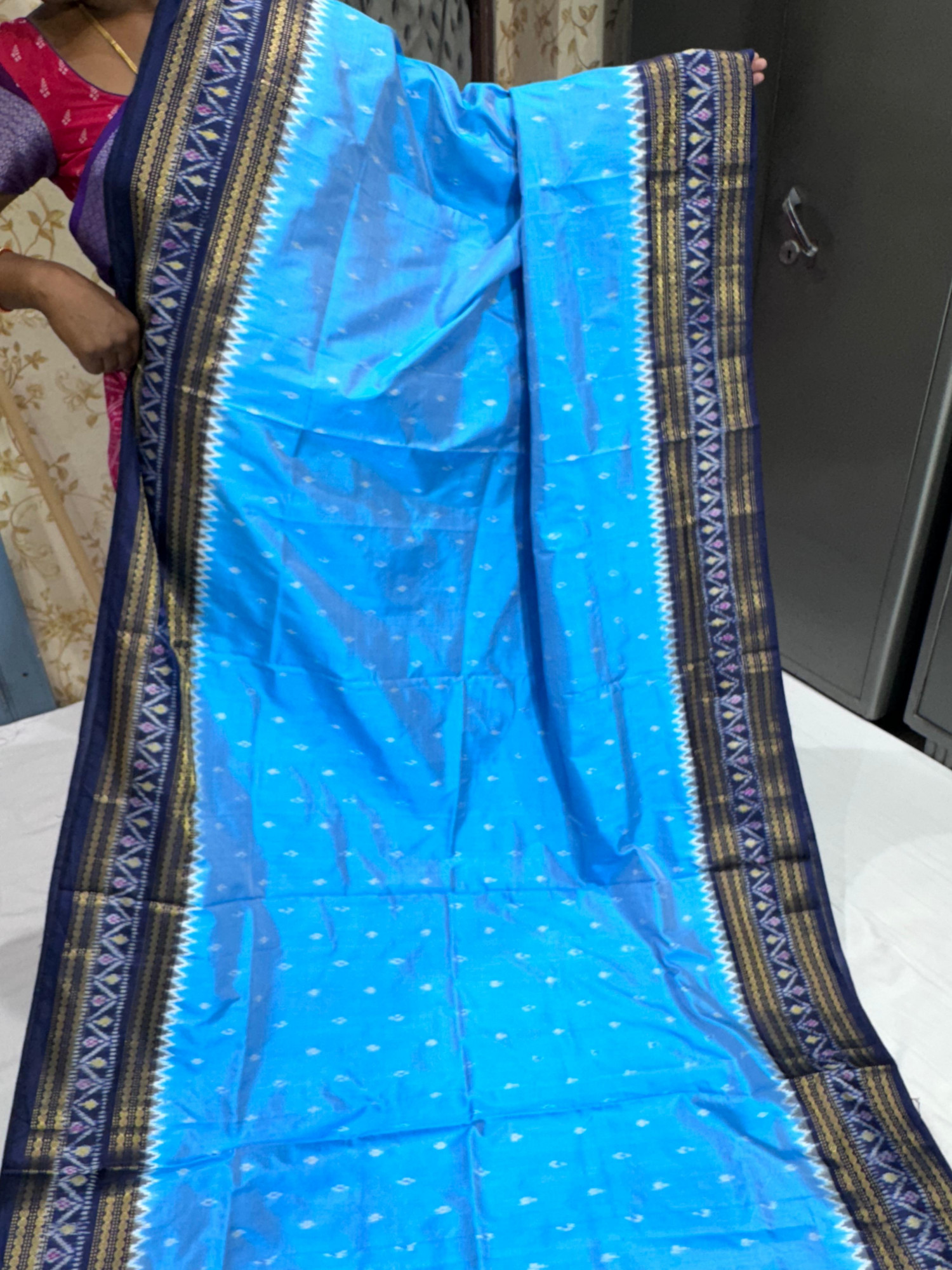 Pochampally Ikkat Pure Silk Saree