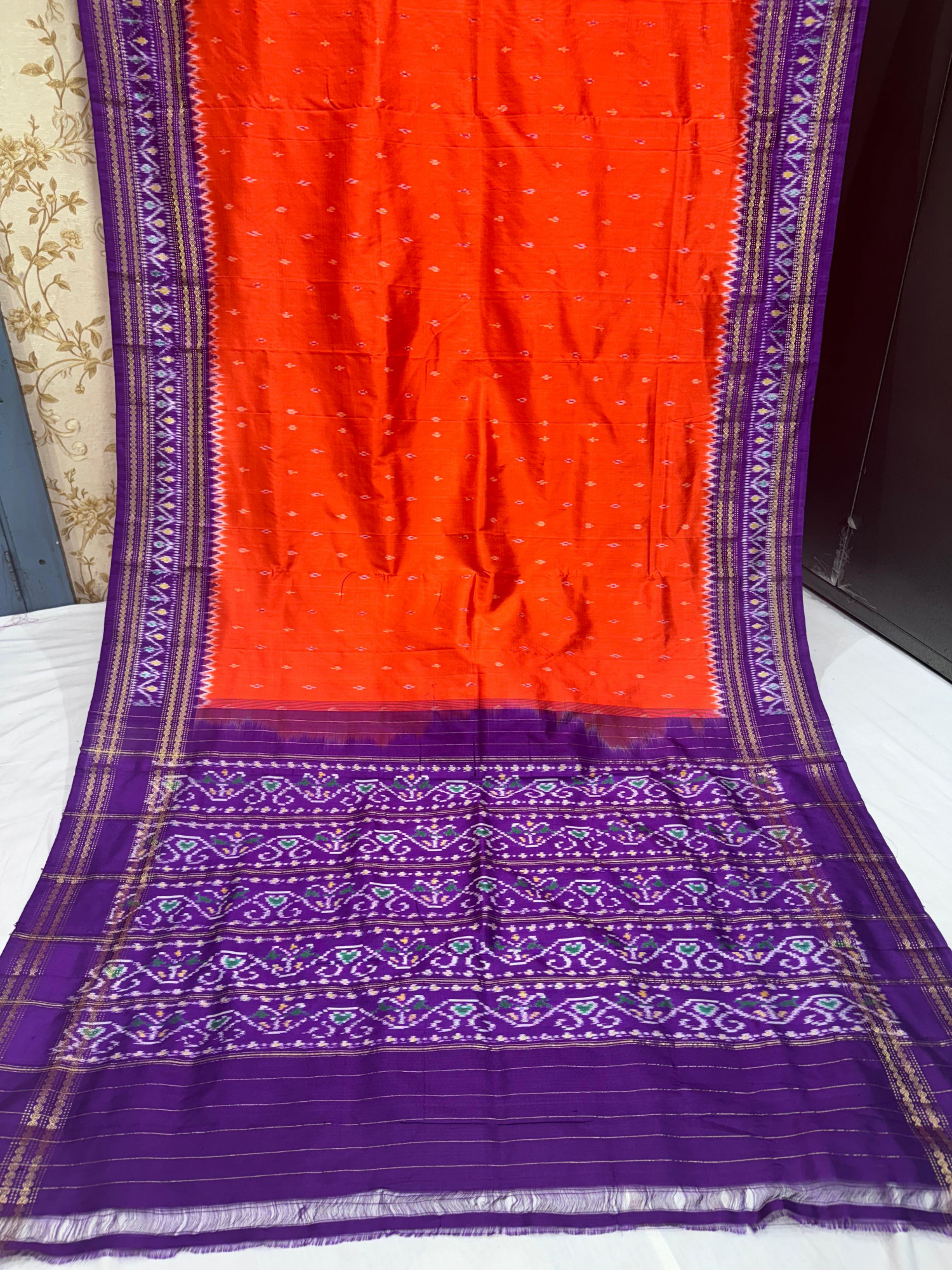 Pochampally Ikkat Pure Silk Saree