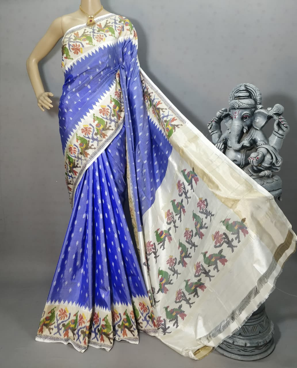 Pochampally Ikkat Pure Silk Saree