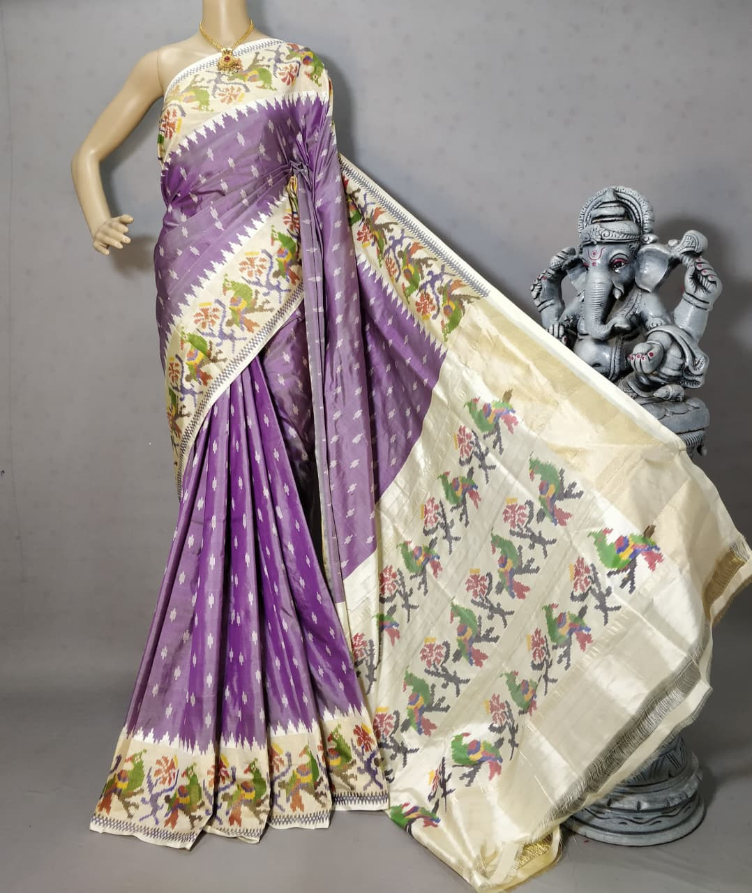 Pochampally Ikkat Pure Silk Saree