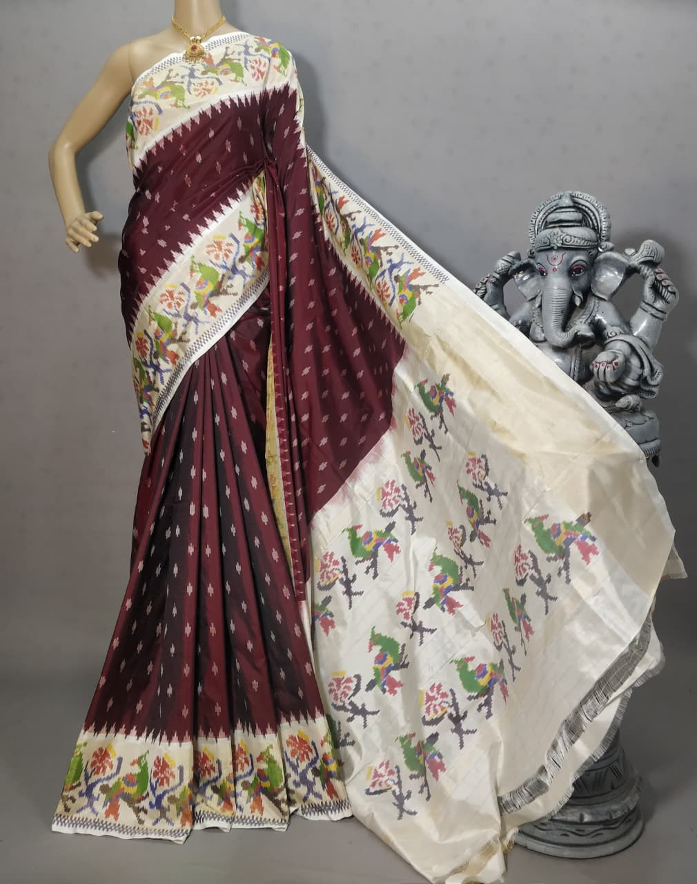 Pochampally Ikkat Pure Silk Saree