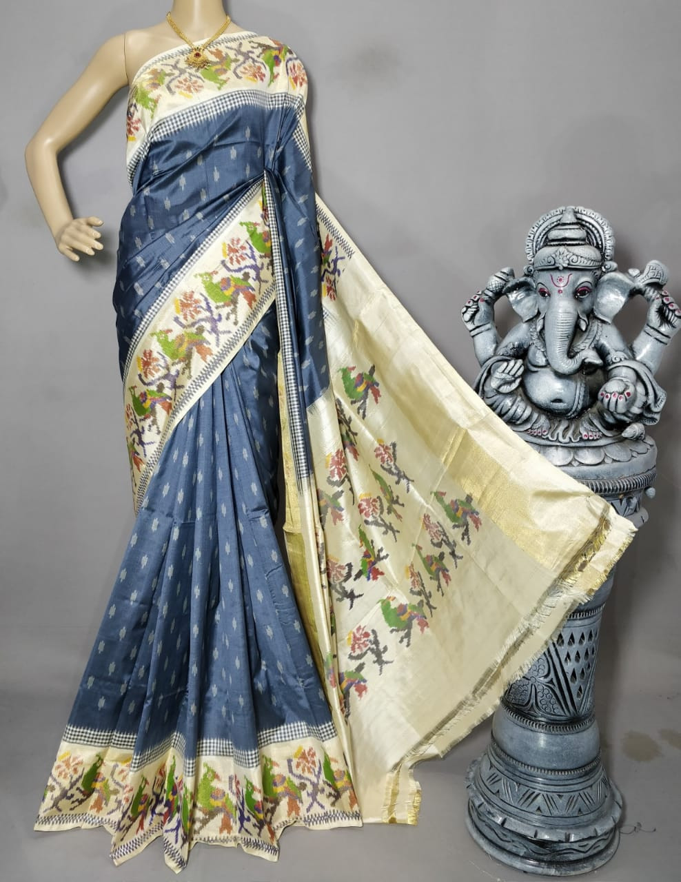 Pochampally Ikkat Pure Silk Saree