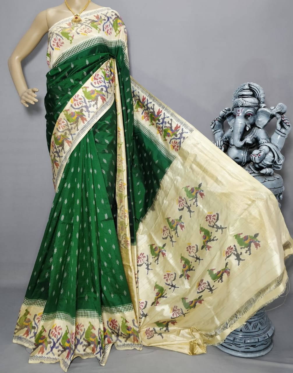 Pochampally Ikkat Pure Silk Saree