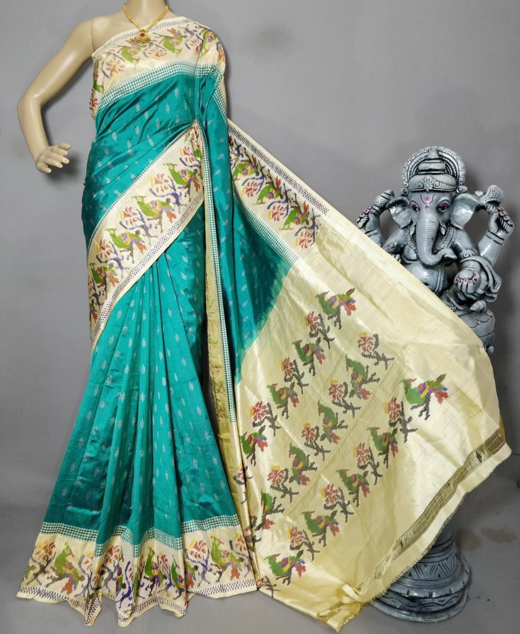 Pochampally Ikkat Pure Silk Saree