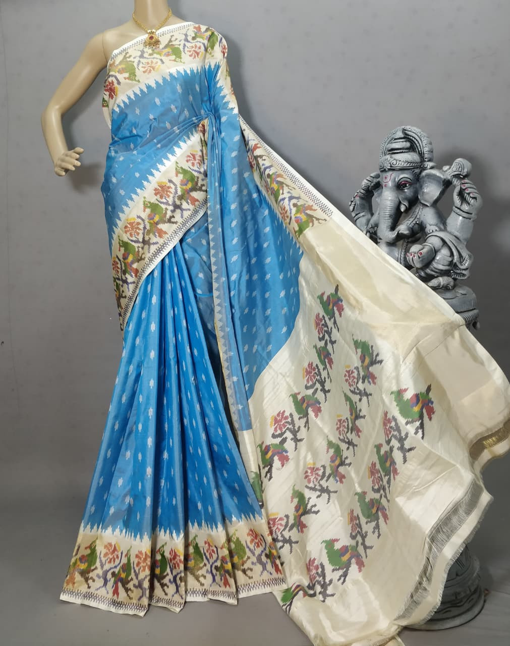 Pochampally Ikkat Pure Silk Saree