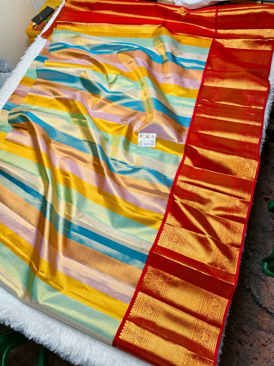 Kanchipuram Free Size Pure Silk Lehenga