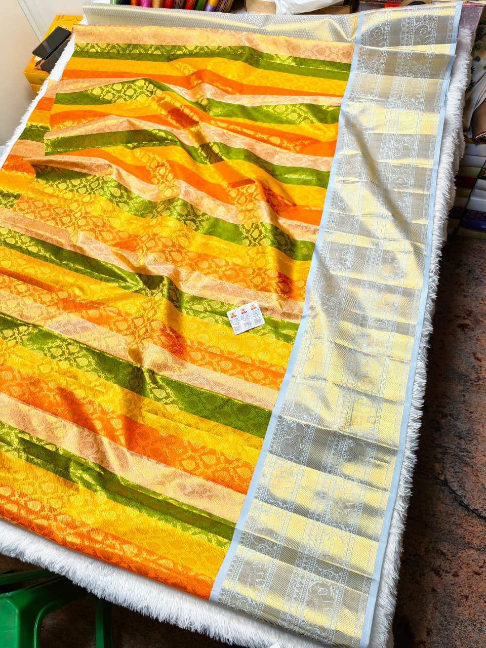 Kanchipuram Free Size Pure Silk Lehenga