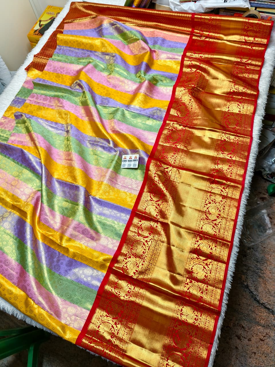 Kanchipuram Free Size Pure Silk Lehenga