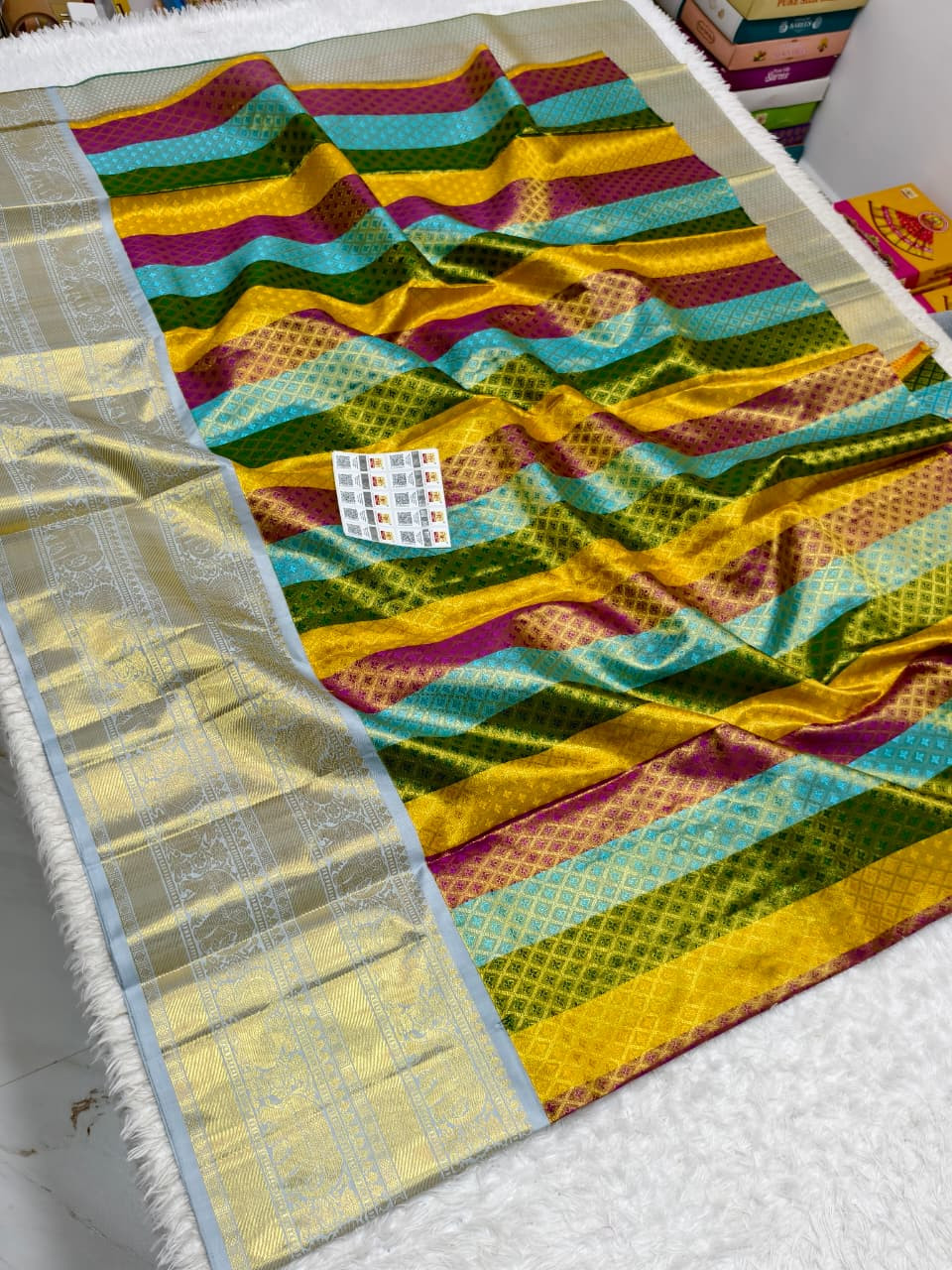 Kanchipuram Free Size Pure Silk Lehenga