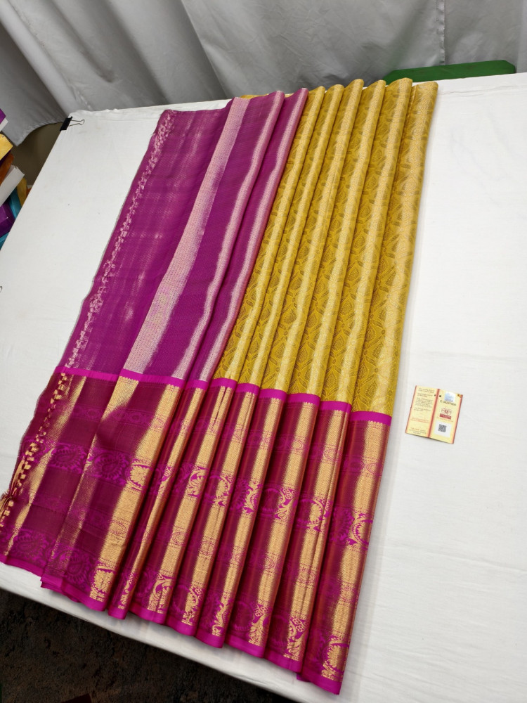 Image of Kanchipuram Free Size Pure Silk Lehenga