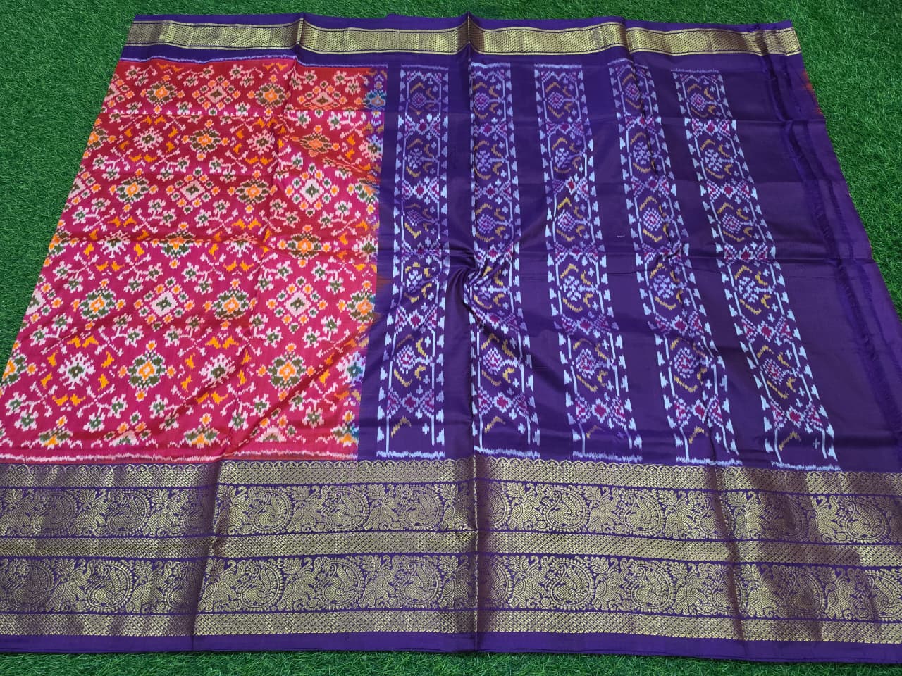 Pochampally Ikkat Pure Silk Saree