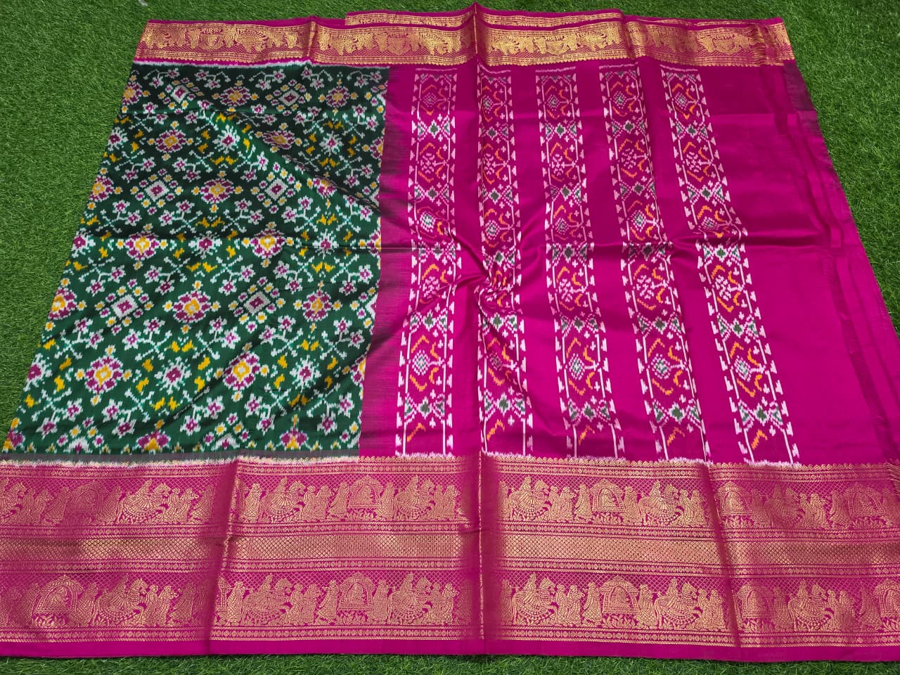Pochampally Ikkat Pure Silk Saree