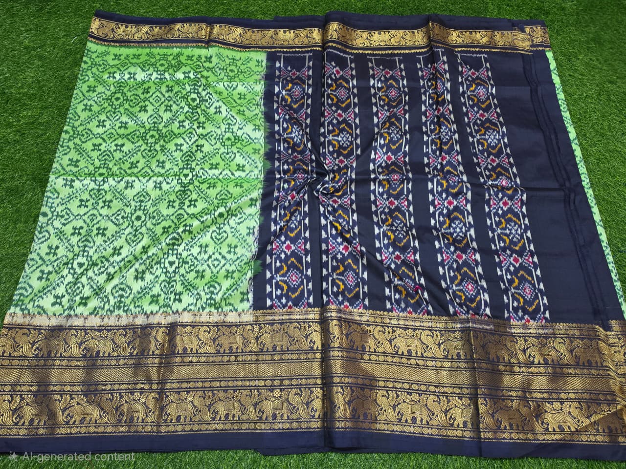 Pochampally Ikkat Pure Silk Saree