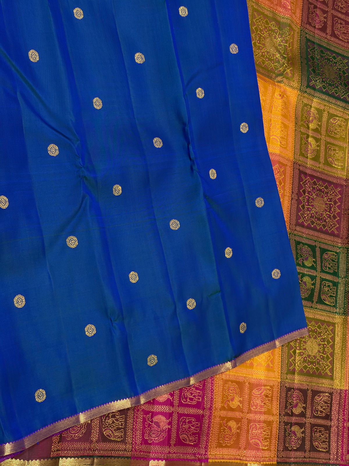 Kanchipuram Pure Silk Small Border Saree