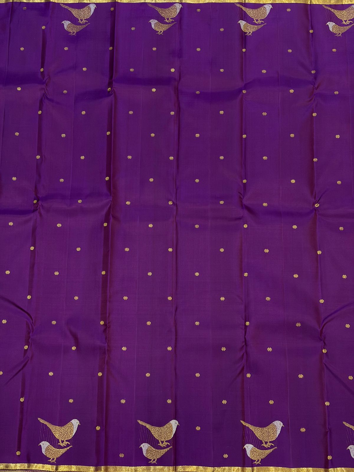 Kanchipuram Pure Silk Small Border Saree
