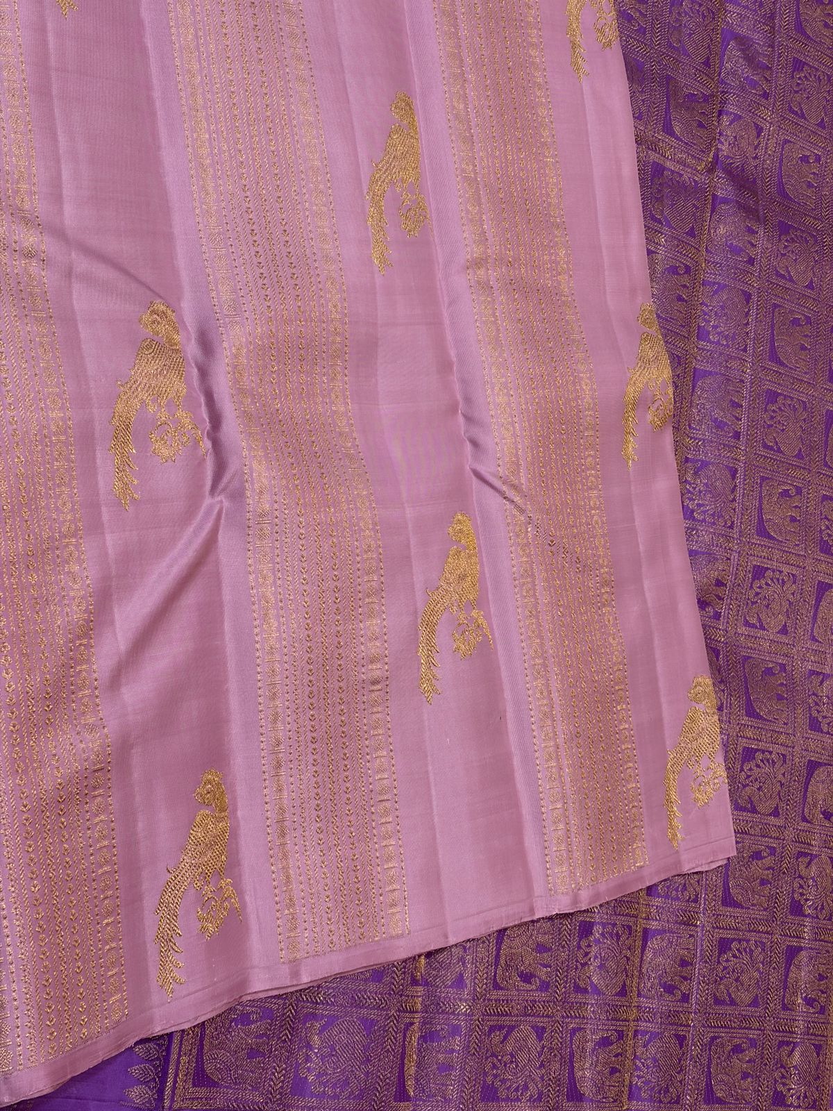 Kanchipuram Pure Silk Small Border Saree