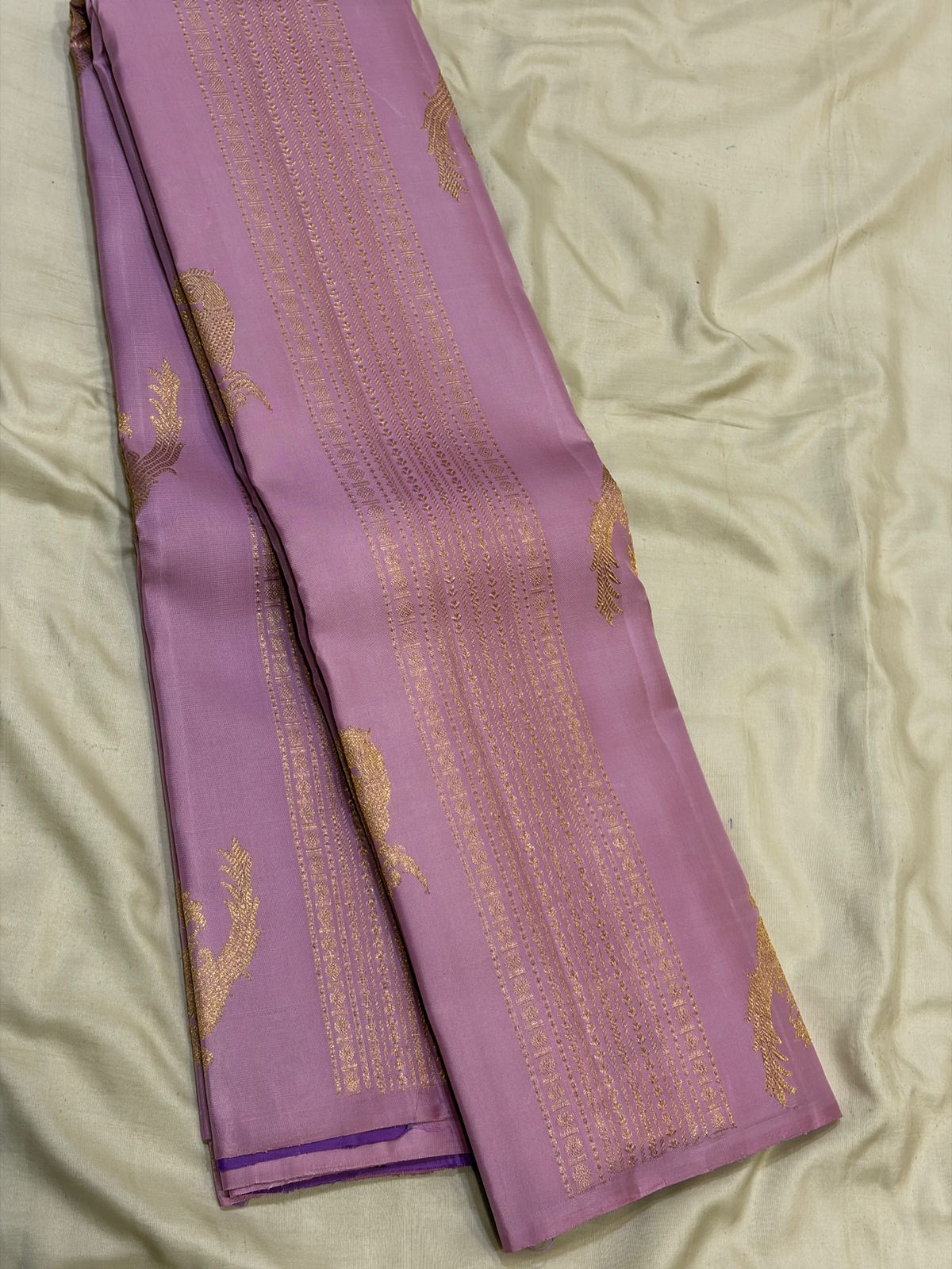 Kanchipuram Pure Silk Small Border Saree