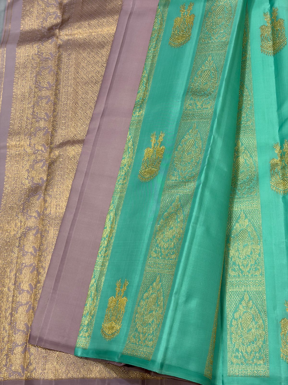 Kanchipuram Pure Silk Small Border Saree