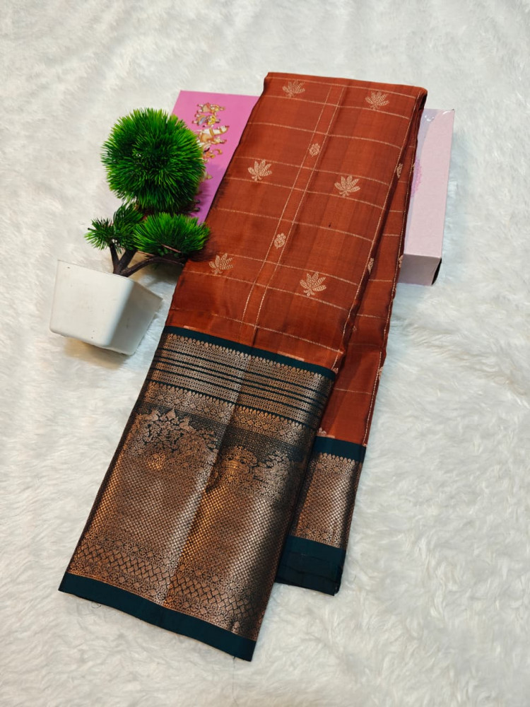 Image of Kanchipuram Pure Silk Saree