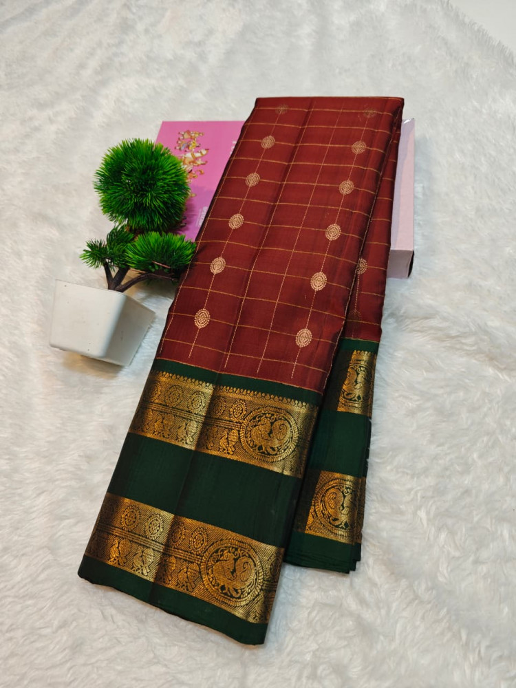 Image of Kanchipuram Pure Silk Saree