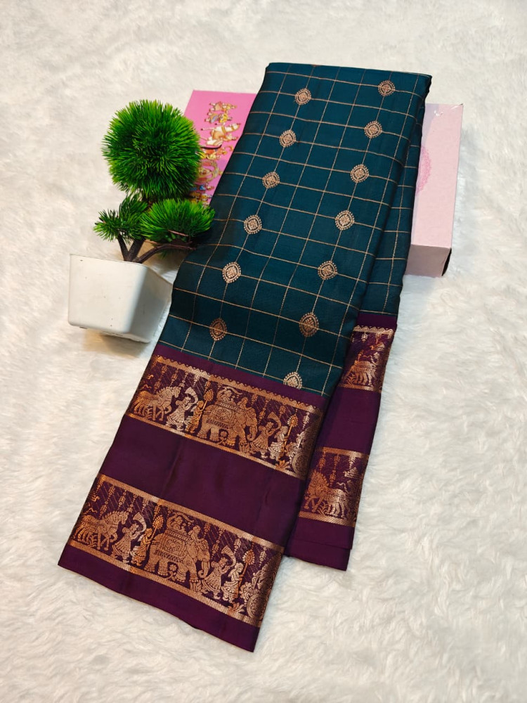 Image of Kanchipuram Pure Silk Saree