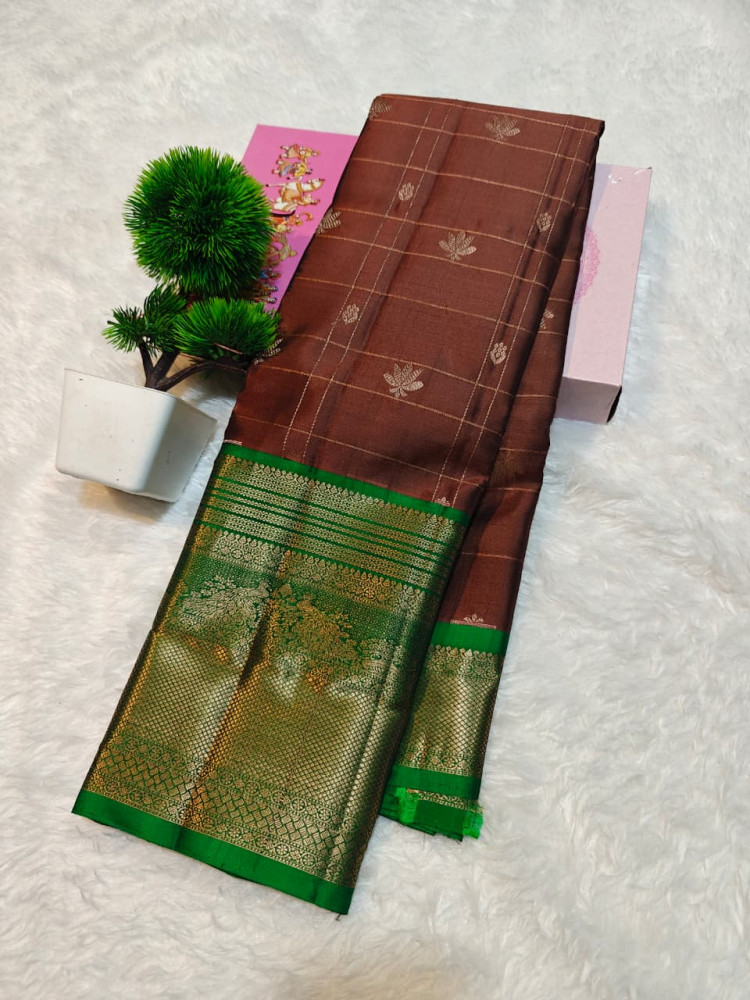 Image of Kanchipuram Pure Silk Saree