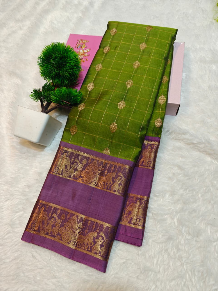 Image of Kanchipuram Pure Silk Saree