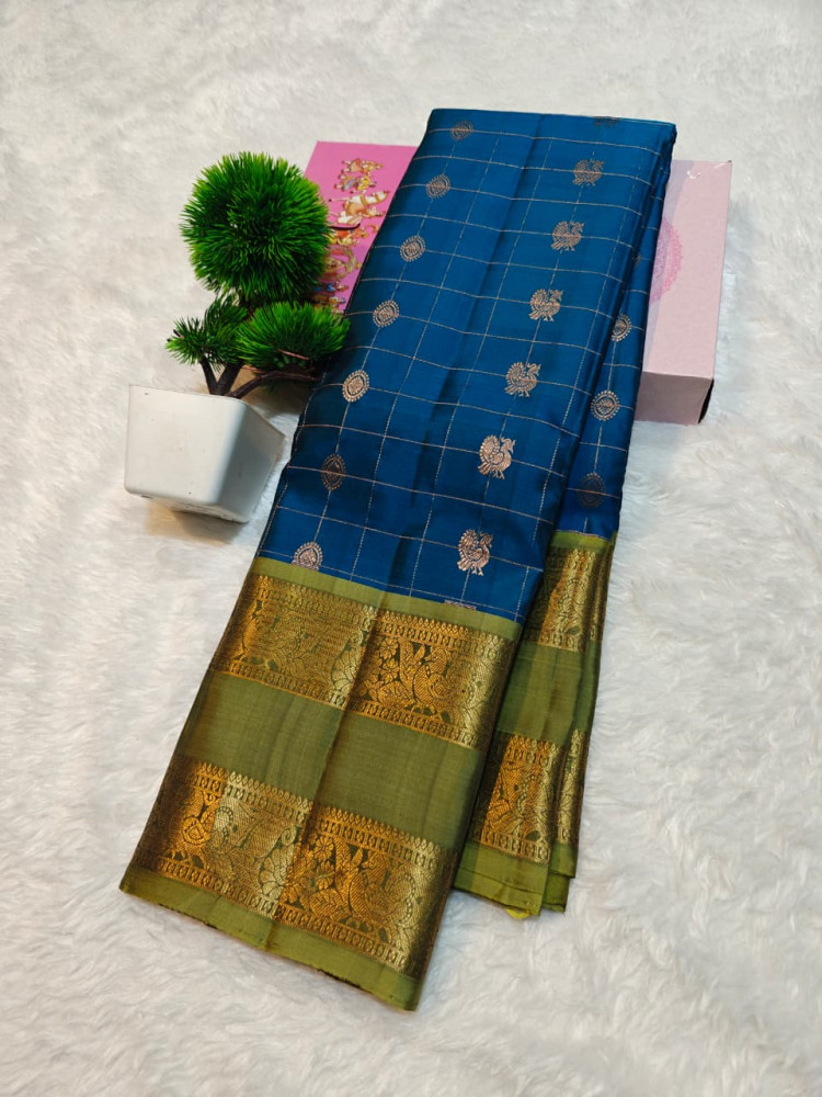 Image of Kanchipuram Pure Silk Saree