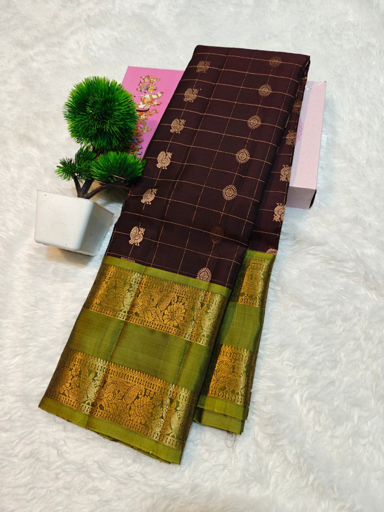 Image of Kanchipuram Pure Silk Saree