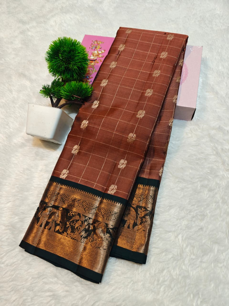 Image of Kanchipuram Pure Silk Saree