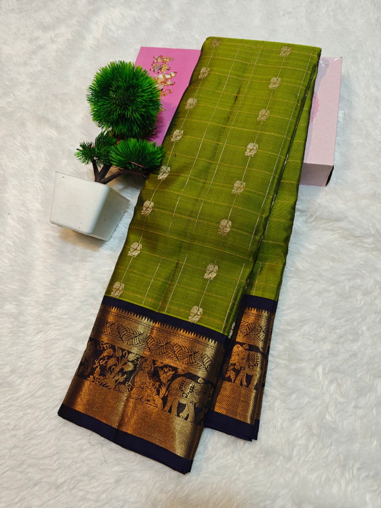 Image of Kanchipuram Pure Silk Saree