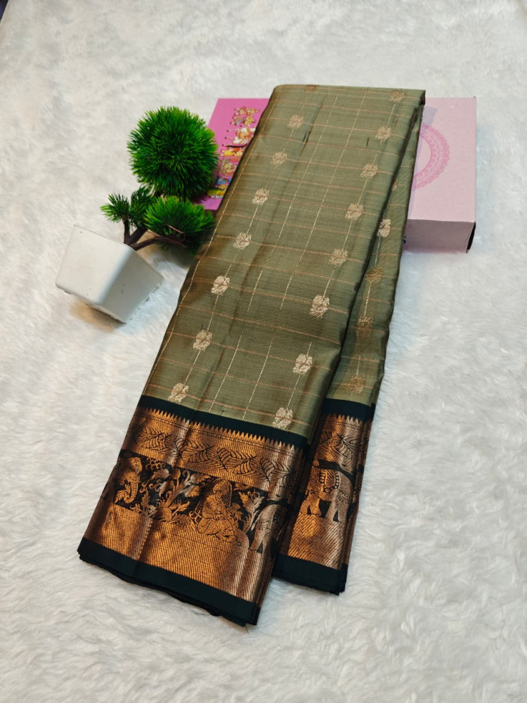 Image of Kanchipuram Pure Silk Saree