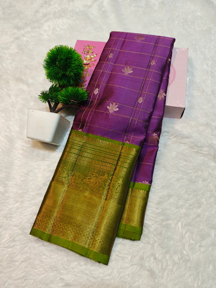 Image of Kanchipuram Pure Silk Saree
