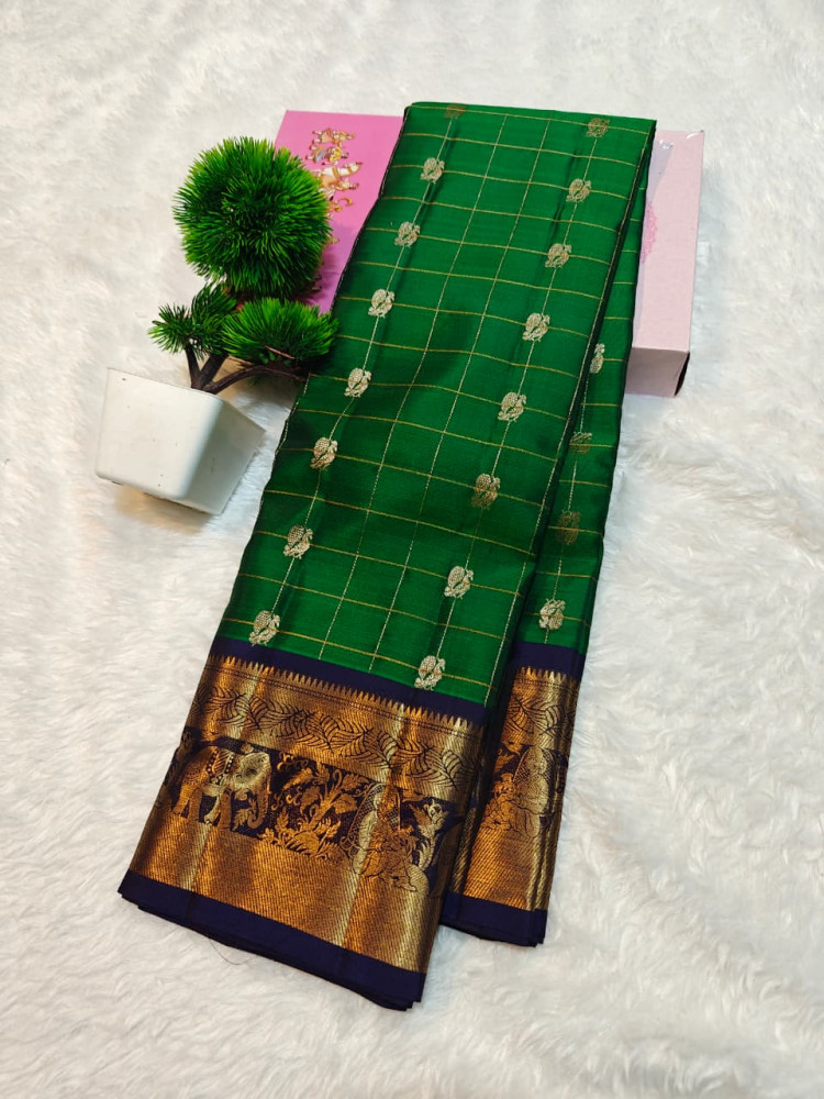 Image of Kanchipuram Pure Silk Saree