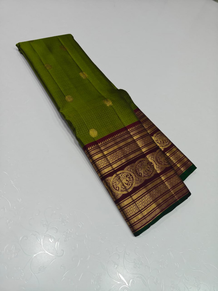 Image of Kanchipuram Pure Silk Saree