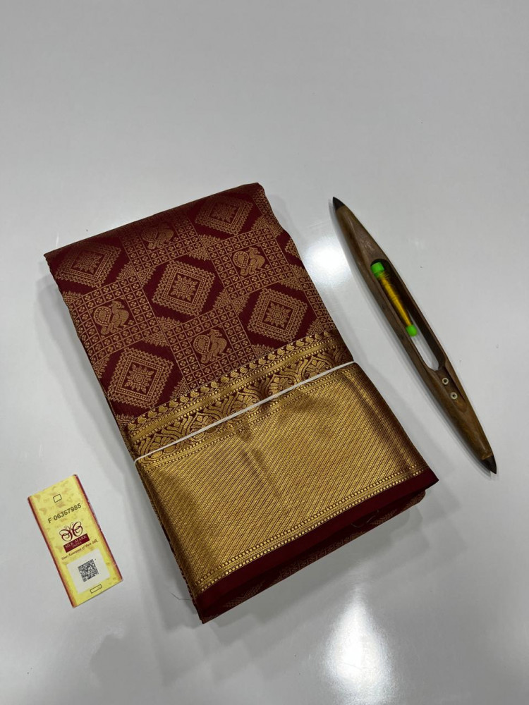 Image of Kanchipuram Pure Silk Saree