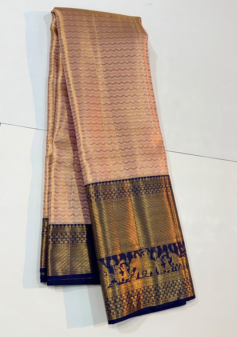 Kanchipuram Pure Tissue Silk Saree
